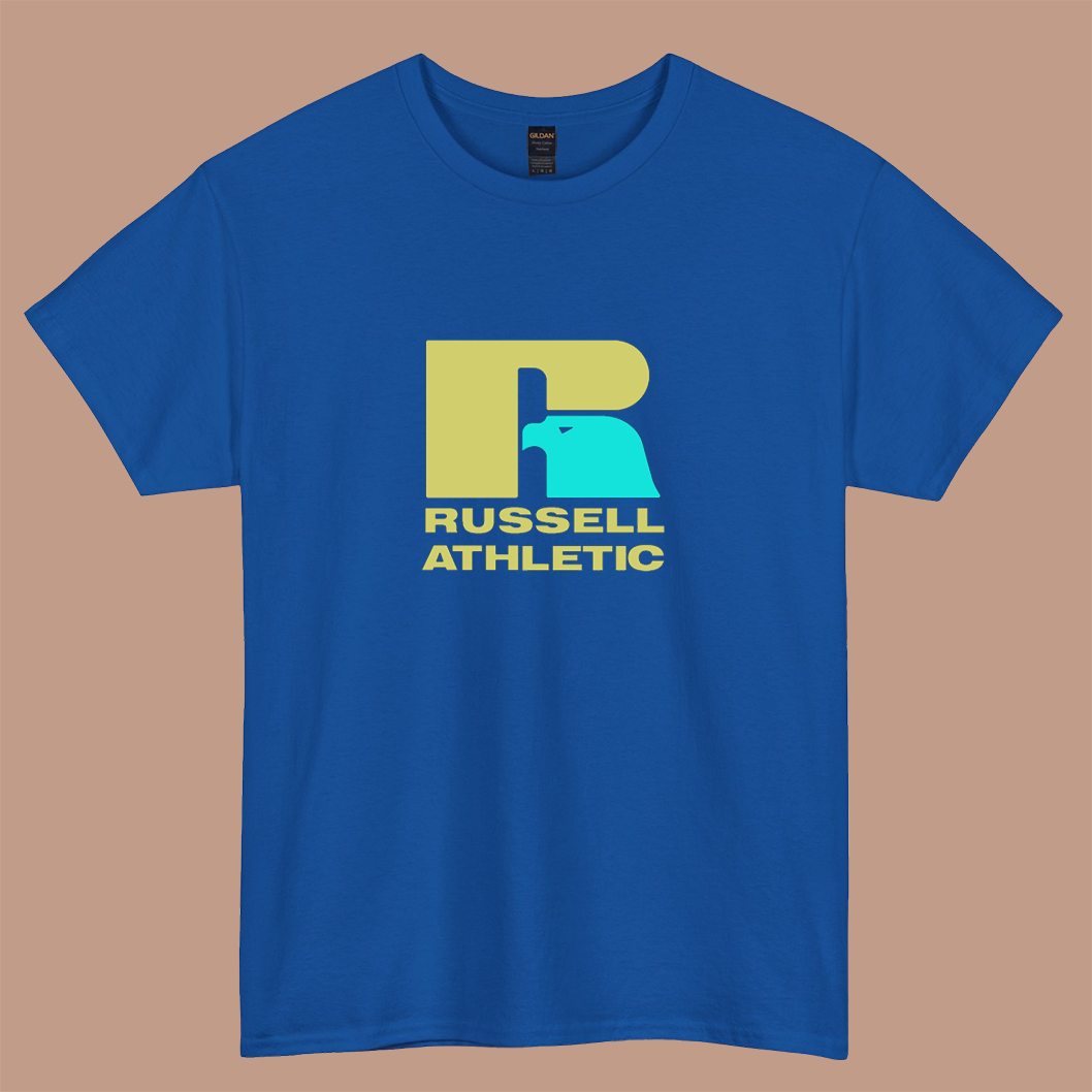 Russell athletic logo short sleeve t shirt Size S-3XL -P