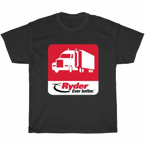 Ryder Truck Rental Logo Unisex Men's T Shirt Size S to 3XL