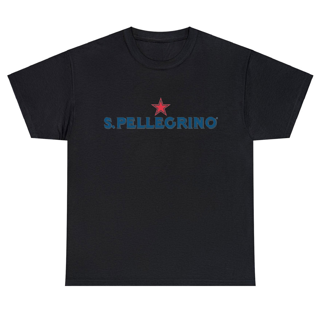 S. Pellegrino Logo Unisex Men's T Shirt Size S to 3XL