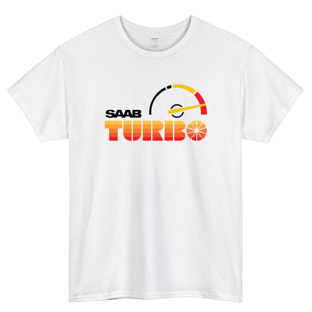 SAAB Turbo retro Logo Mens Unisex Short Sleeve T-Shirt Size S-3XL - P