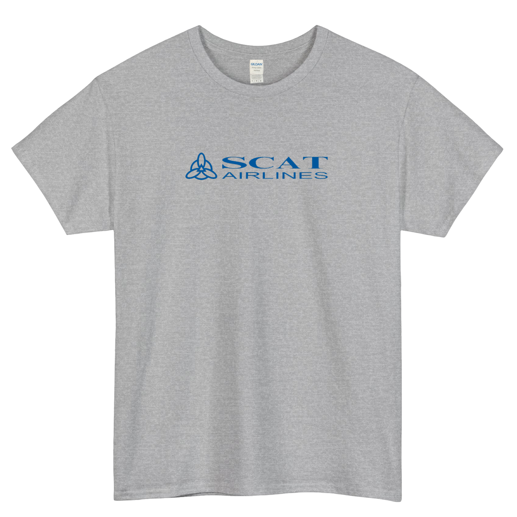 SCAT AIRLINES LOGO 2 short SLEEVE T SHIRT -P