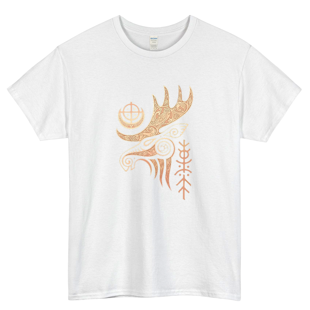 SHAMAN ELK Logo Mens Unisex Short Sleeve T-Shirt Size S-3XL - P