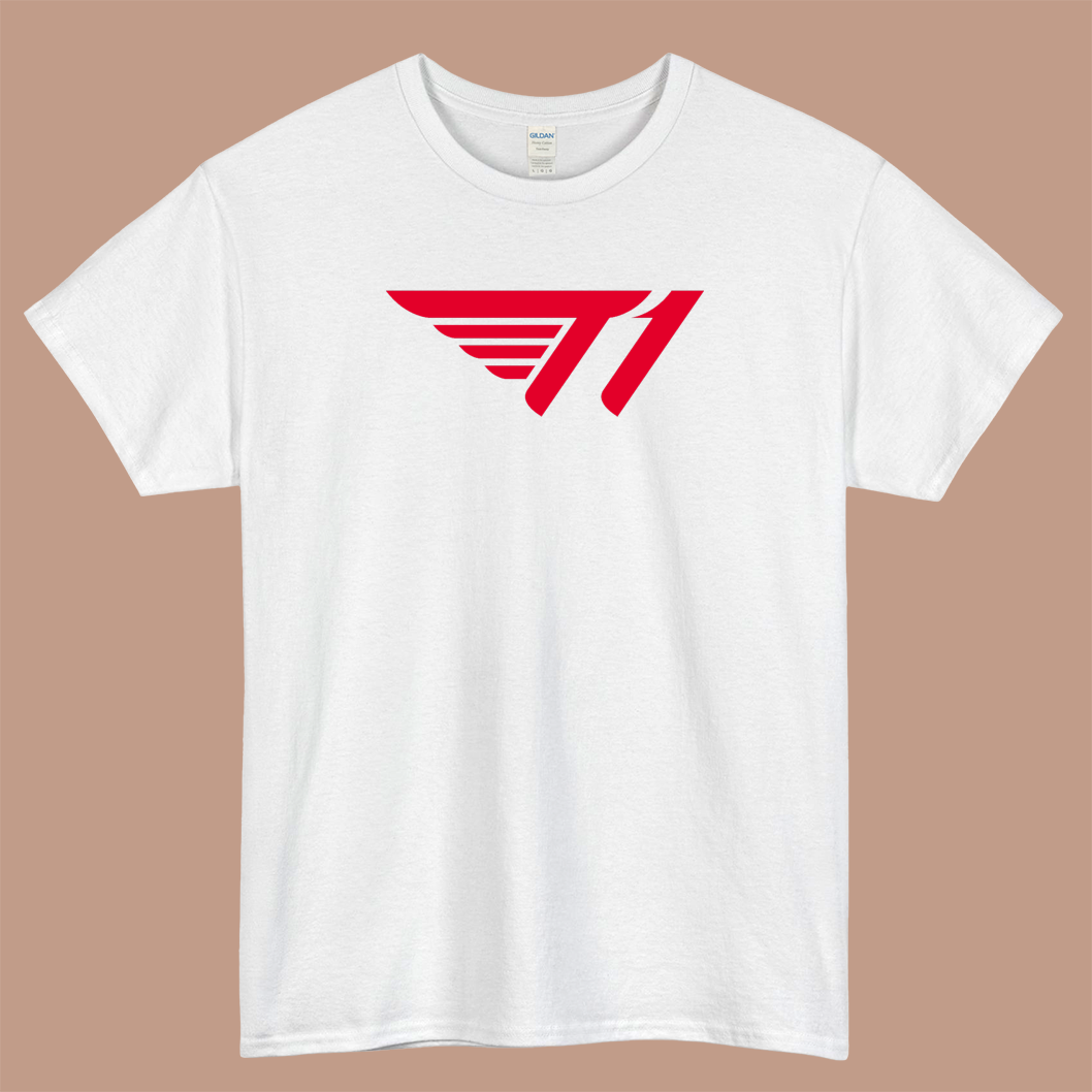 SKT T1 Logo Mens Unisex Short Sleeve T-Shirt Size S-3XL - P
