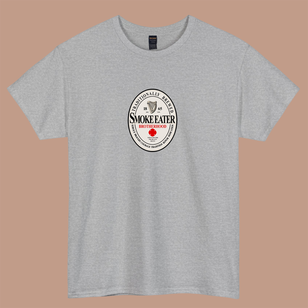 SMOKE EATER BREW logo short sleeve t shirt Size S-3XL -P
