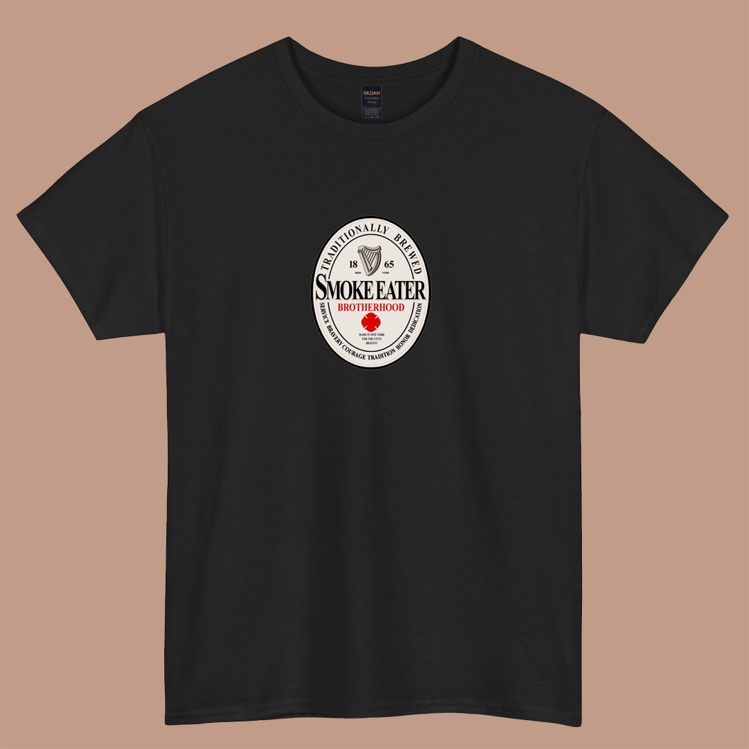 SMOKE EATER BREW logo short sleeve t shirt Size S-3XL -P