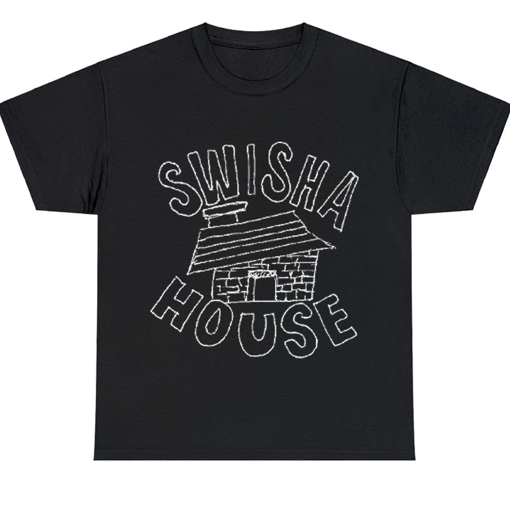 SWISHA HOUSE AMERICAN Logo Men's Unisex T Shirt Size S to 3XL
