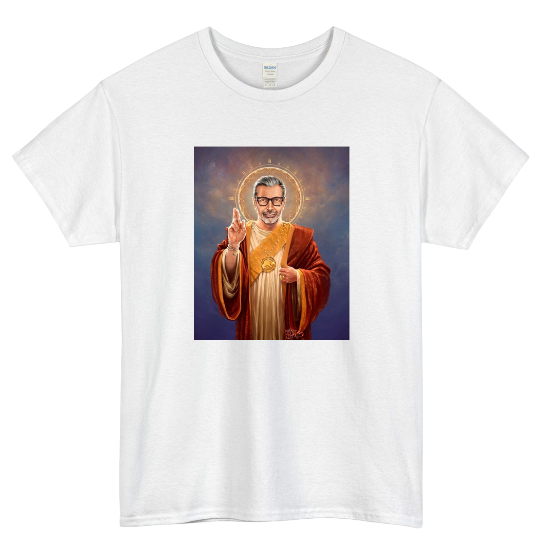 Saint Jeff of Goldblum Logo Mens Unisex Short Sleeve T-Shirt Size S-3XL - P