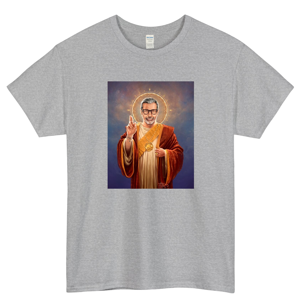 Saint Jeff of Goldblum Logo Mens Unisex Short Sleeve T-Shirt Size S-3XL - P