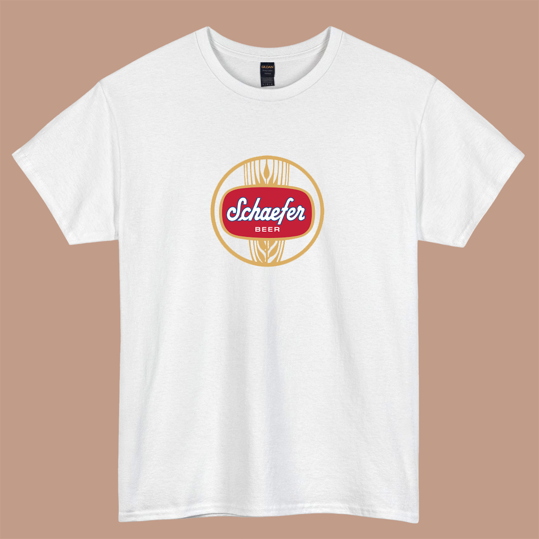 Schaefer Beer Active Logo short sleeve t shirt S-3XL -P