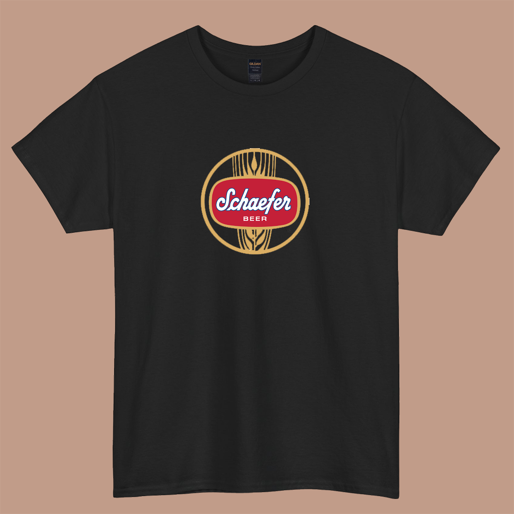 Schaefer Beer Active Logo short sleeve t shirt S-3XL -P