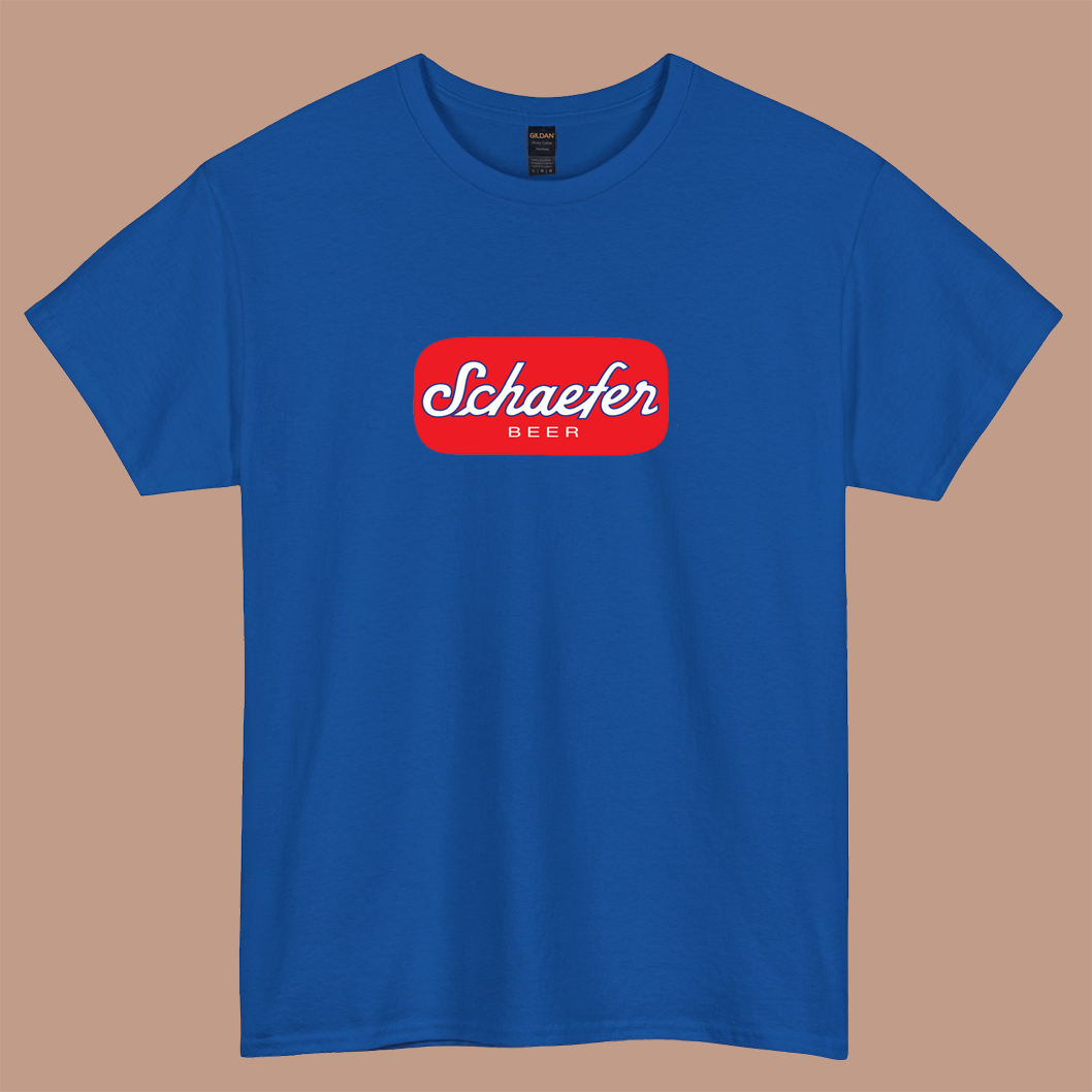 Schaefer Beer Logo short sleeve t shirt S-3XL -P