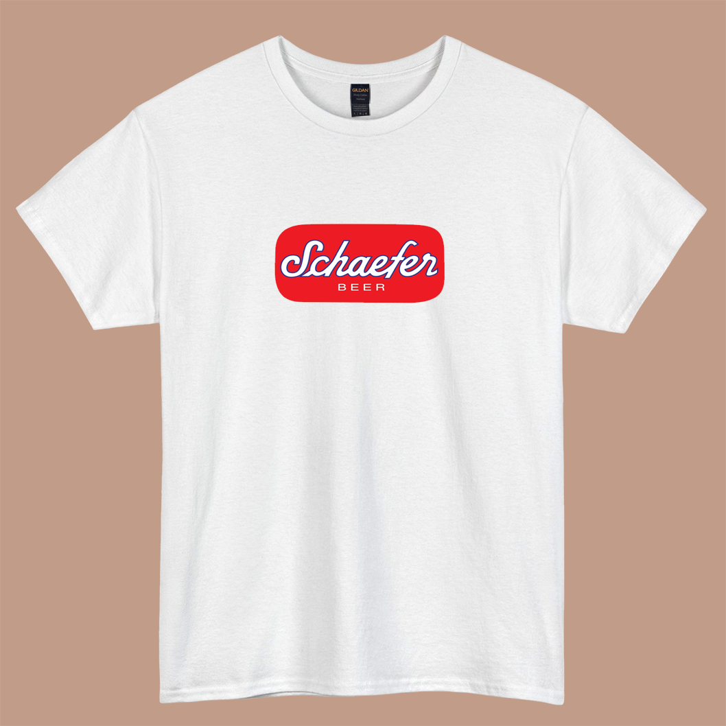 Schaefer Beer Logo short sleeve t shirt S-3XL -P
