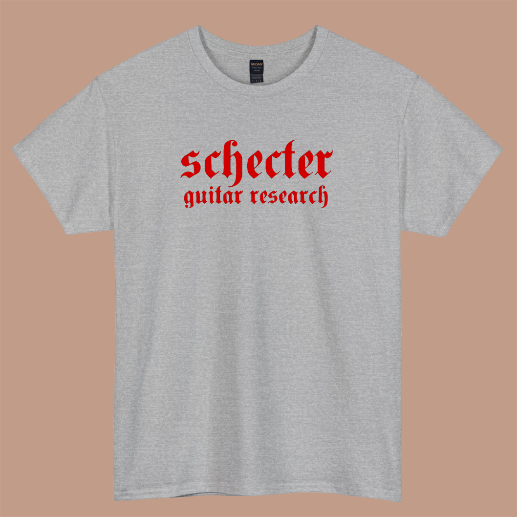 Schecter Guitar Research Logo short SLEEVE T SHIRT -P