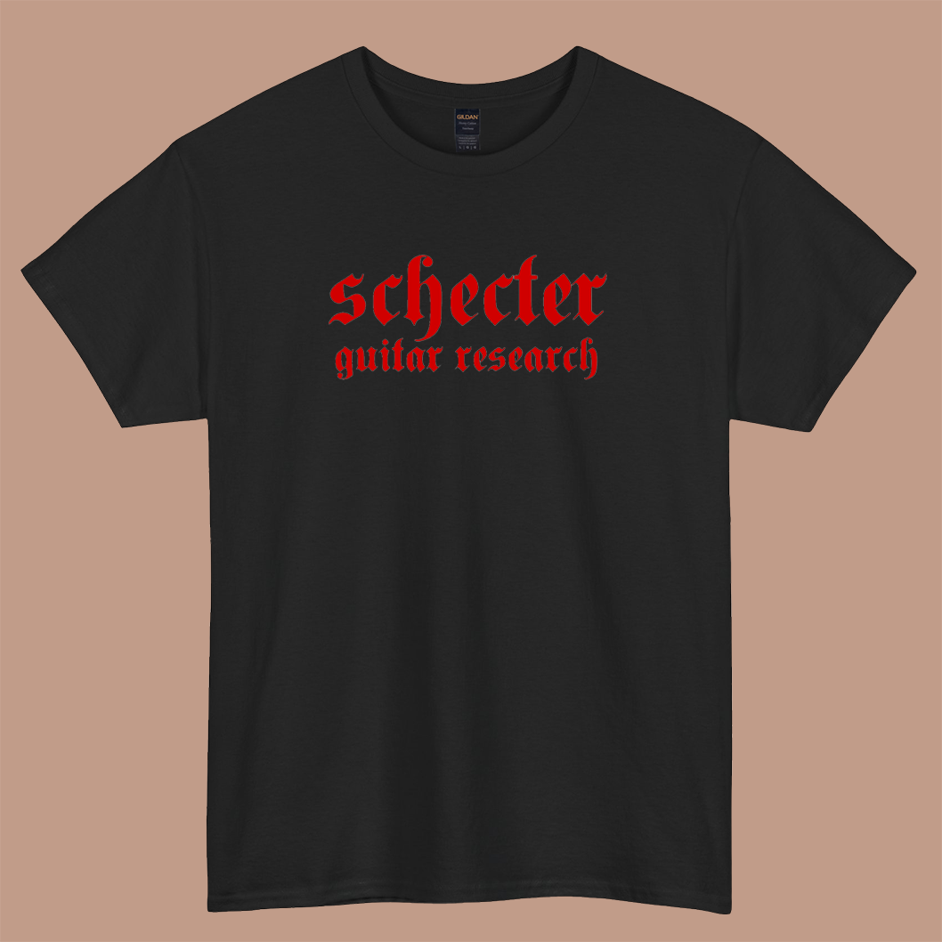 Schecter Guitar Research Logo short SLEEVE T SHIRT -P