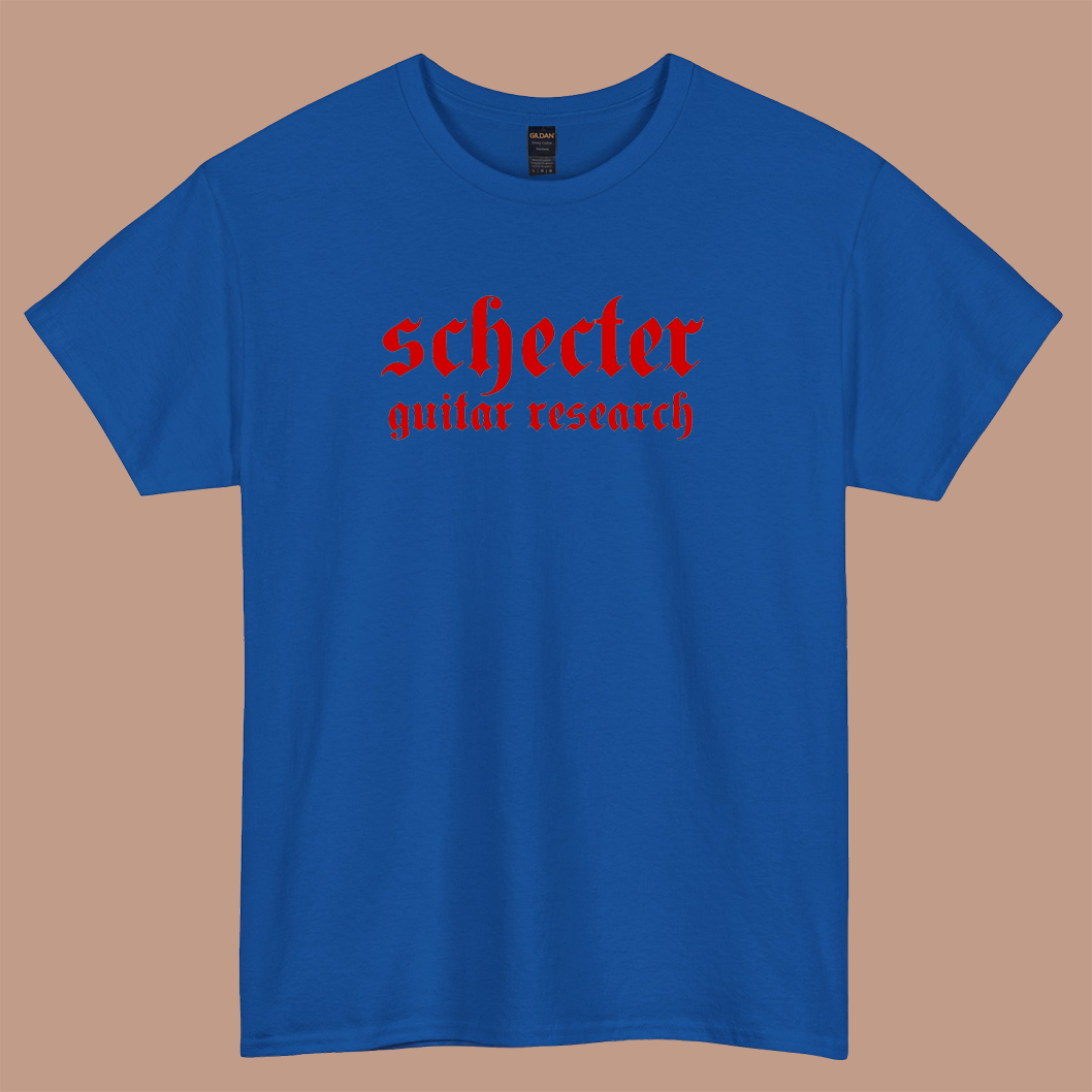 Schecter Guitar Research Logo short SLEEVE T SHIRT -P