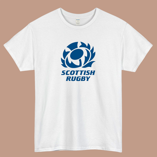 Scotland Rugby Logo Mens Unisex Short Sleeve T-Shirt Size S-3XL - P