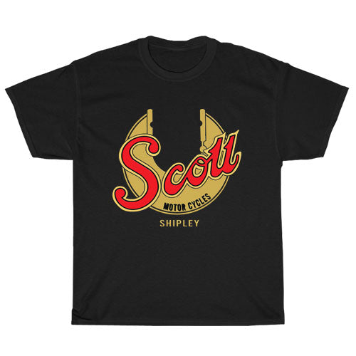 Scott Motorcycle Company Logo Unisex Men's T Shirt Size S to 3XL