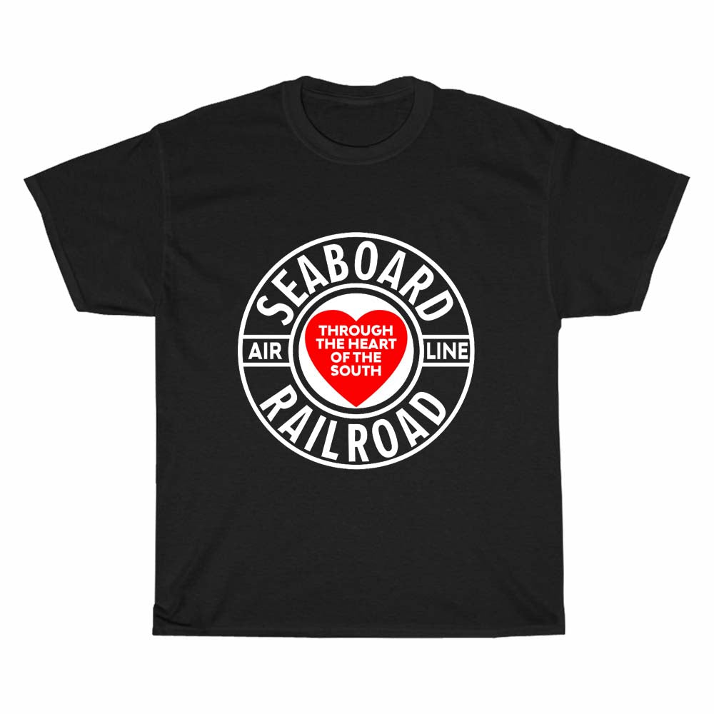 Seaboard Air Line Railroad logo Men's Unisex T Shirt Size S to 3XL