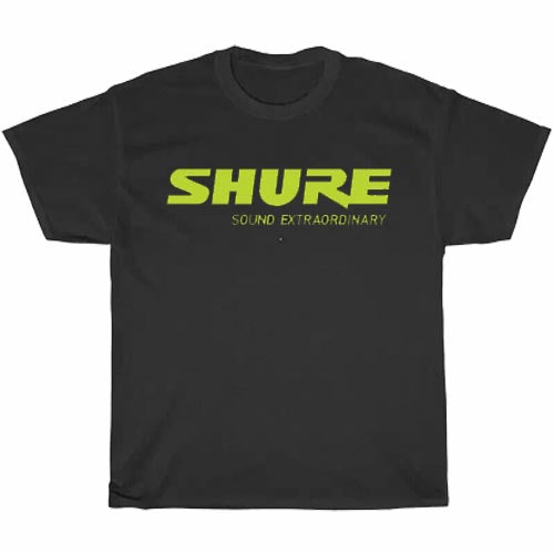 Shure Profesional Audio Logo Unisex Men's T Shirt Size S to 3XL