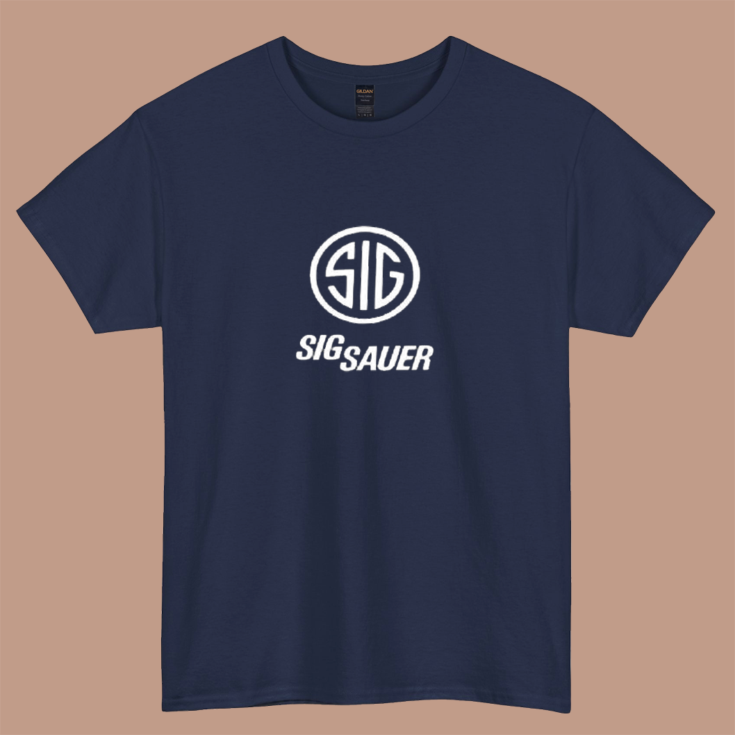 Sig Sauer logo short sleeve t shirt S-3XL -P