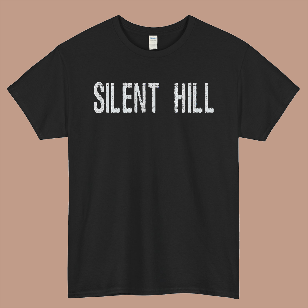 Silent Hill Logo Mens Unisex Short Sleeve Black T-Shirt Size S-3XL