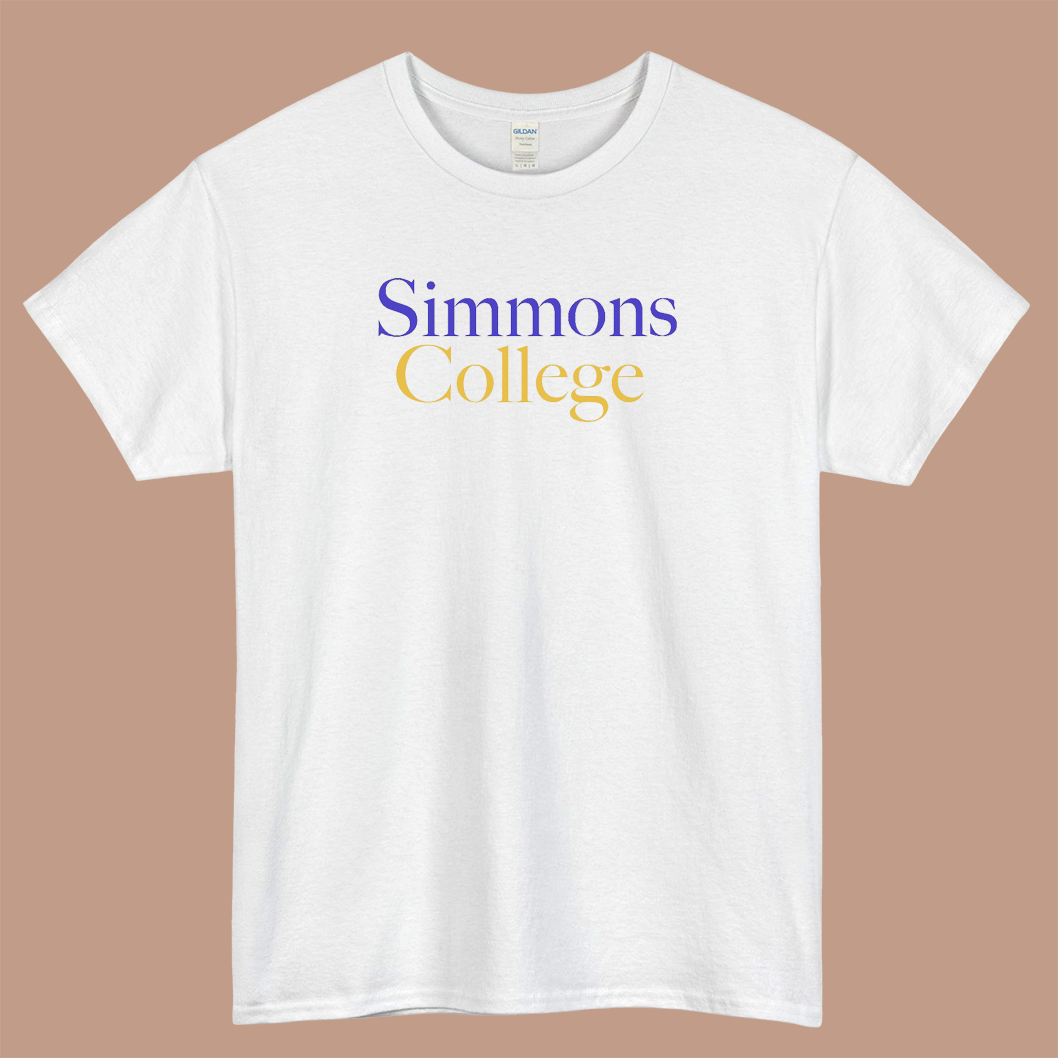 Simmons College Logo Mens Unisex Short Sleeve T-Shirt Size S-3XL - P