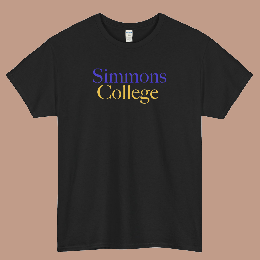 Simmons College Logo Mens Unisex Short Sleeve T-Shirt Size S-3XL - P
