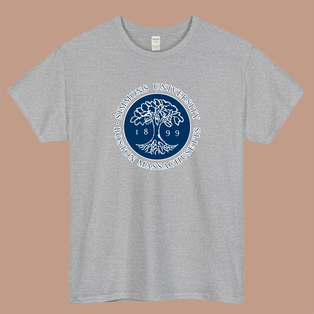 Simmons College Classic Logo Mens Unisex Short Sleeve T-Shirt Size S-3XL - P
