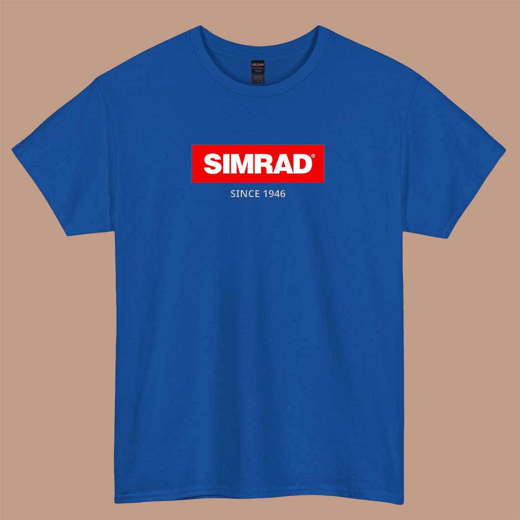 Simrad Logo Short sleeve t shirt size S-3XL -P