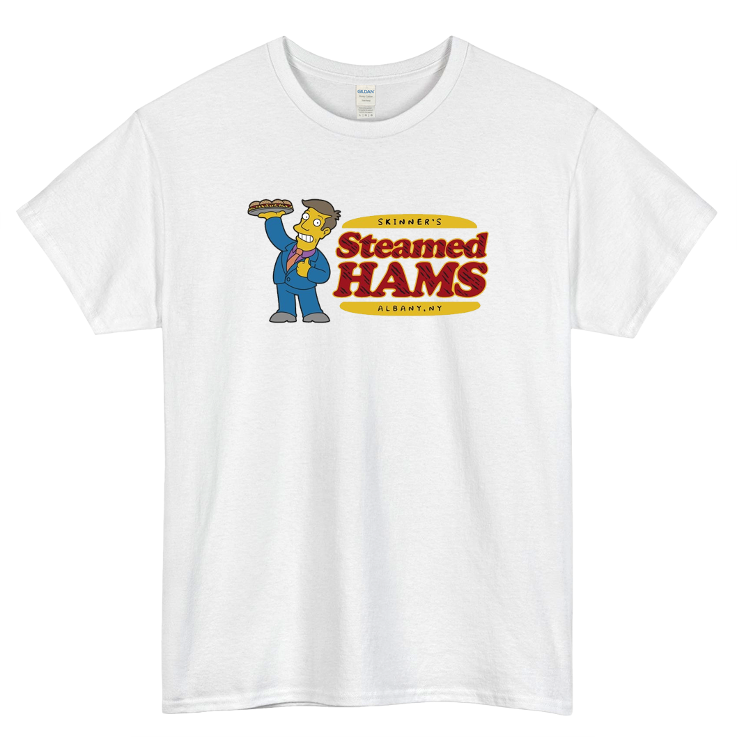 Skinners Steamed Hams Logo Mens Unisex Short Sleeve T-Shirt Size S-3XL - P