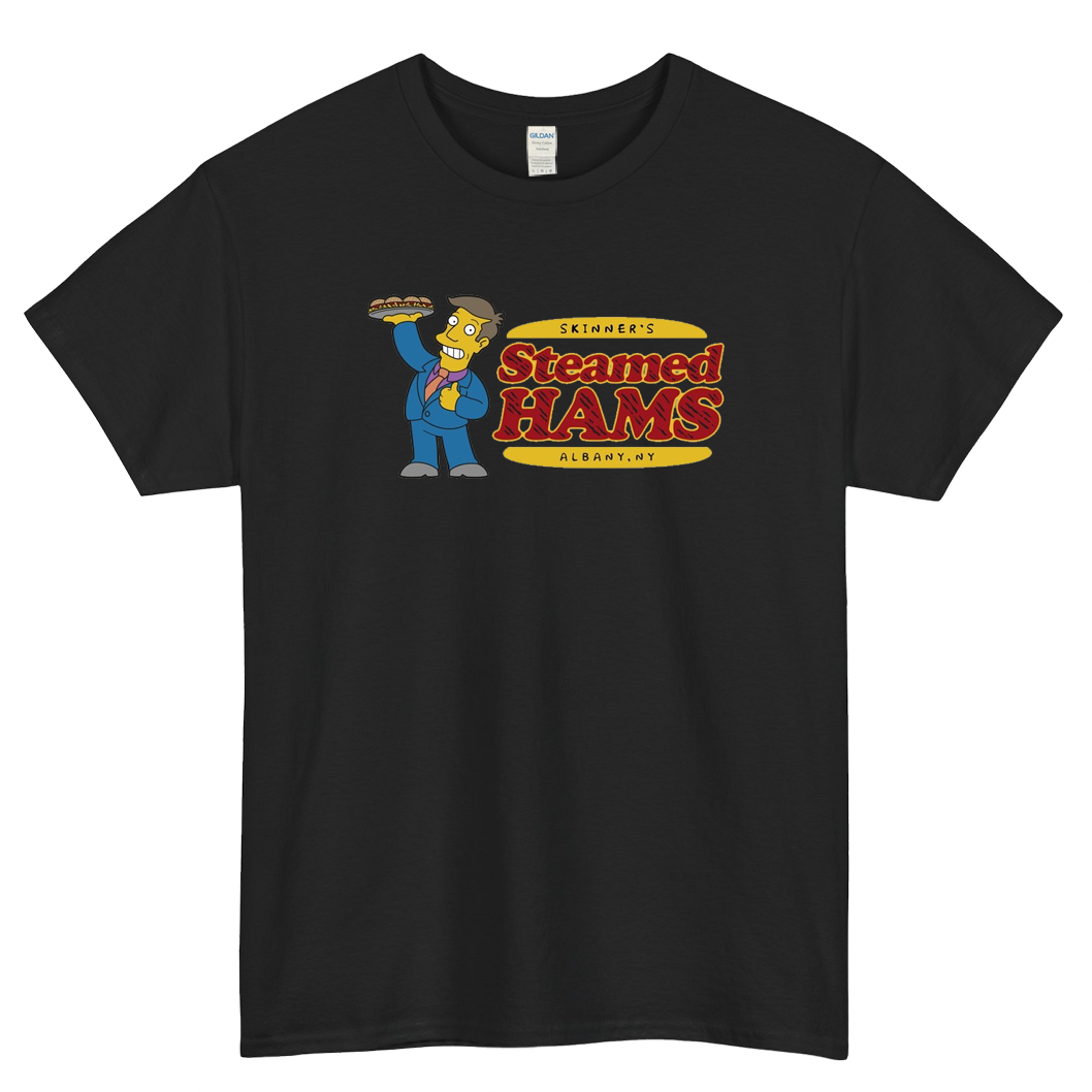 Skinners Steamed Hams Logo Mens Unisex Short Sleeve T-Shirt Size S-3XL - P