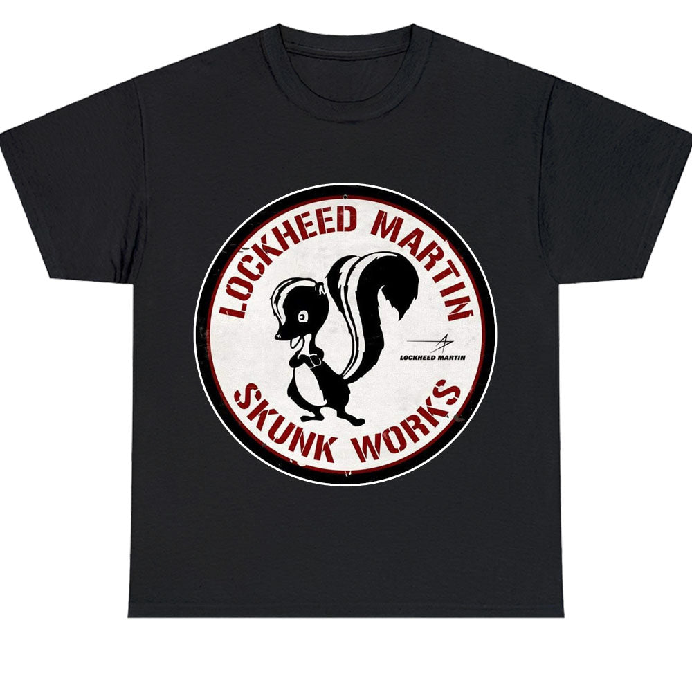 Skunk Works Lockheed Martin Logo Men's Unisex T Shirt Size S to 3XL