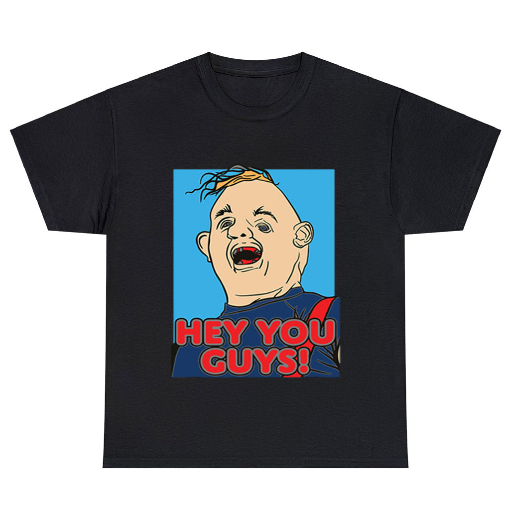 Sloth Hey You Guys The Goonies Logo Unisex Men's T Shirt Size S to 3XL