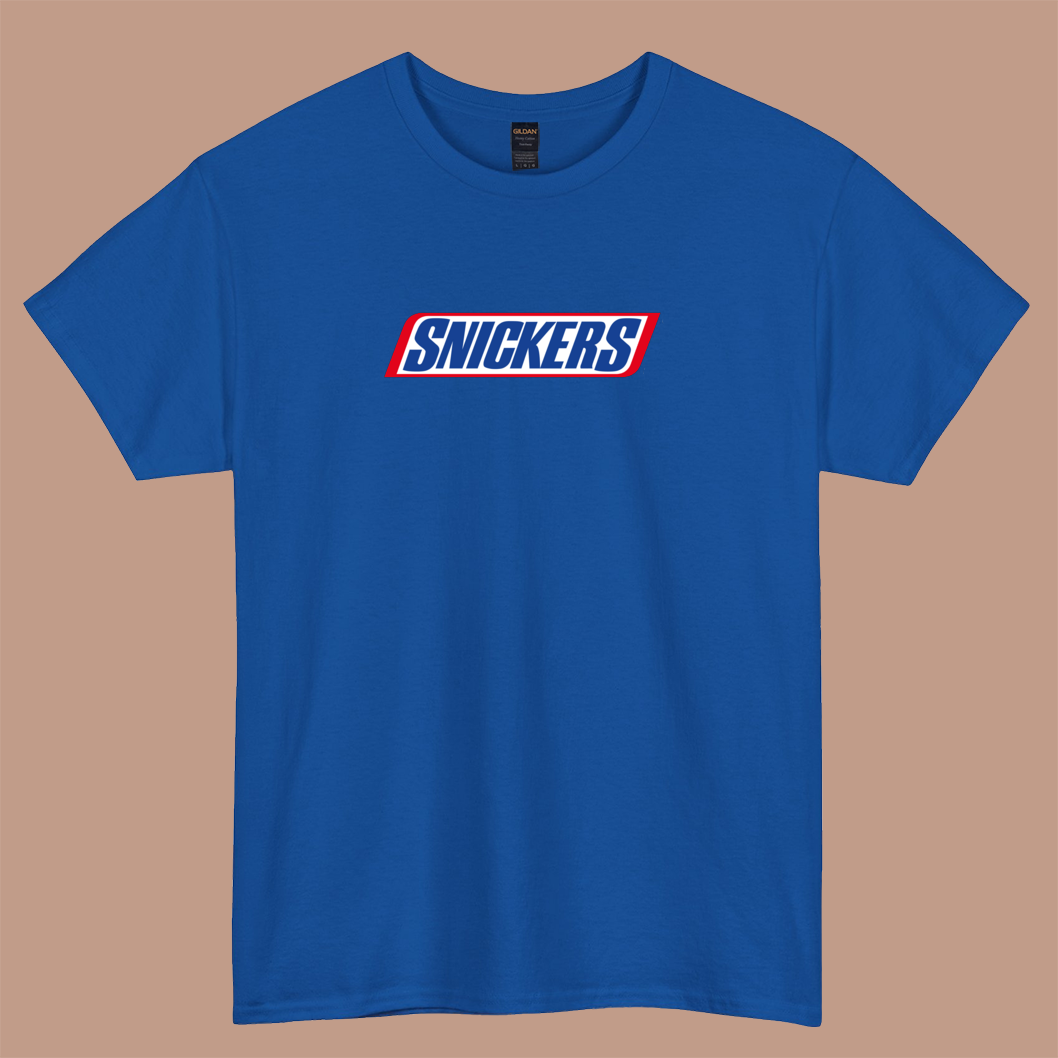 Snickers Logo short sleeve t shirt size S-3XL -P