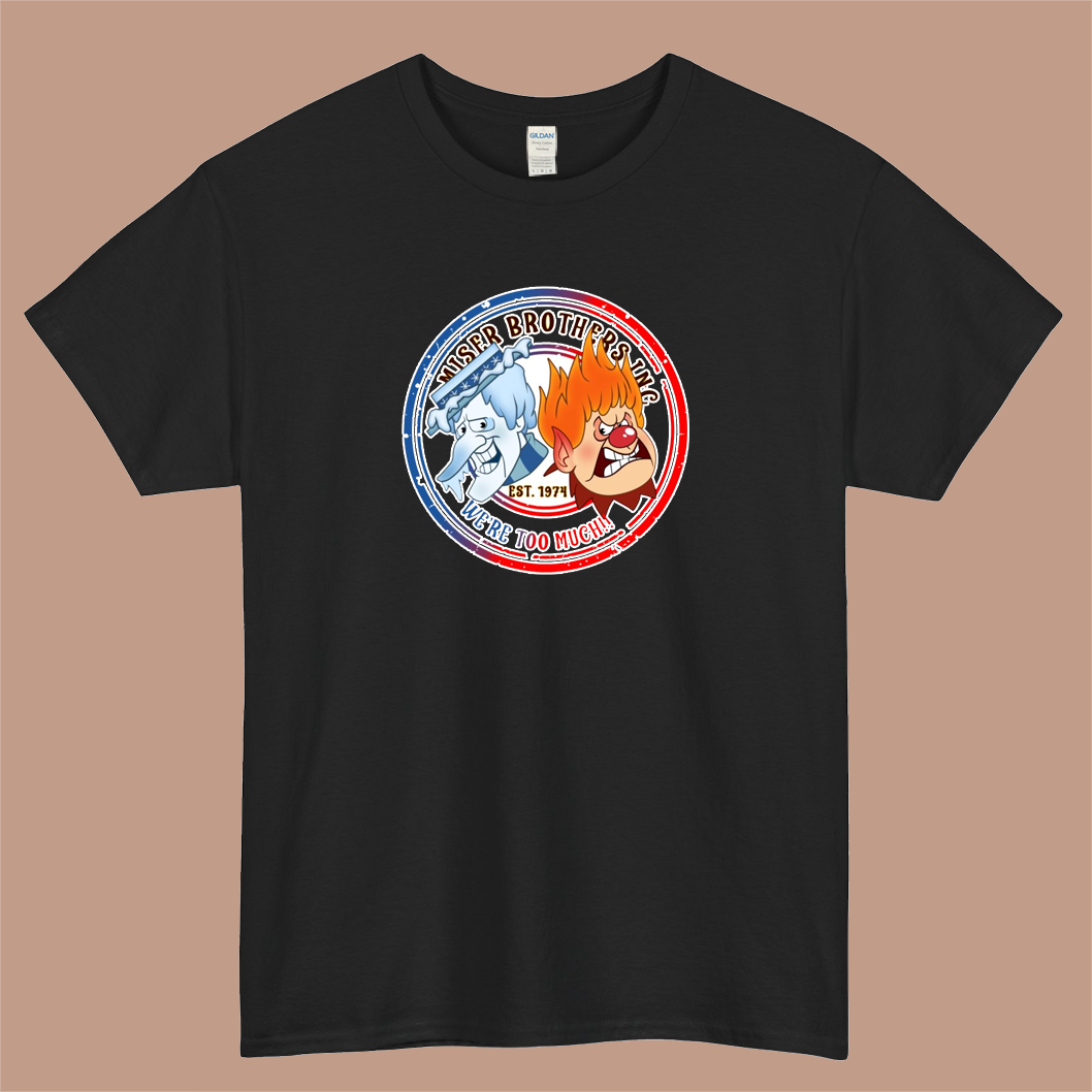 Snow Miser Vs Heat Miser Logo Mens Unisex Short Sleeve T-Shirt Size S-3XL - P
