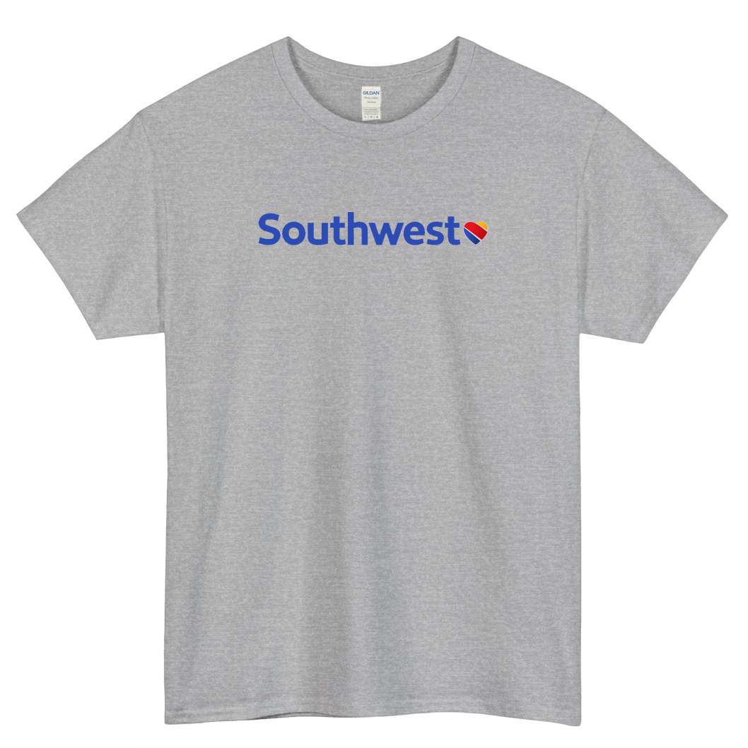 Southwest Airlines Logo Mens Unisex Short Sleeve T-Shirt Size S-3XL - P