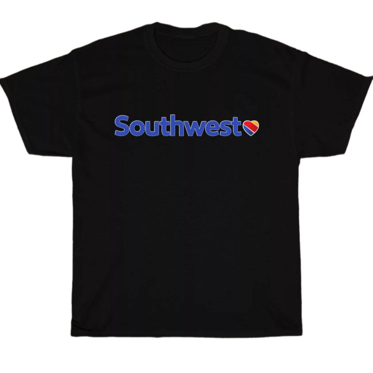 Southwest Airlines Logo Men's Unisex T Shirt Size S to 3XL