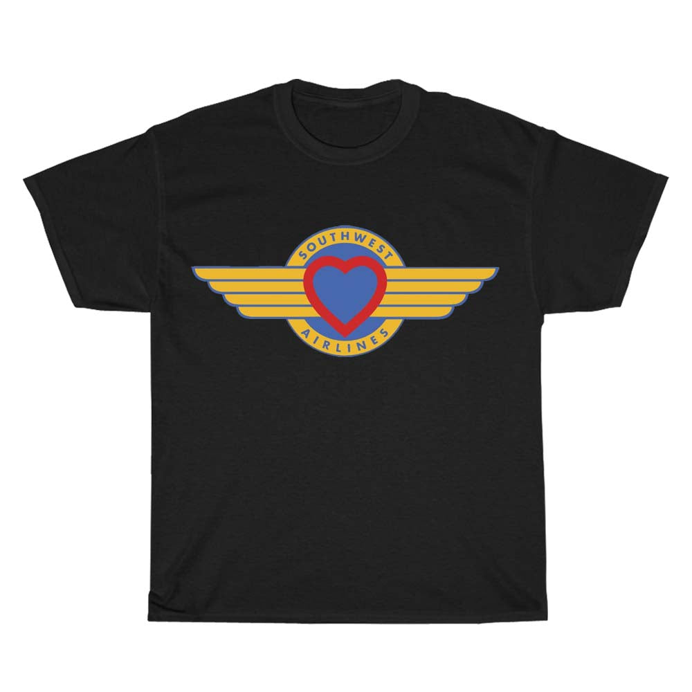 Southwest Airlines Logo Men's Unisex T Shirt Size S to 3XL