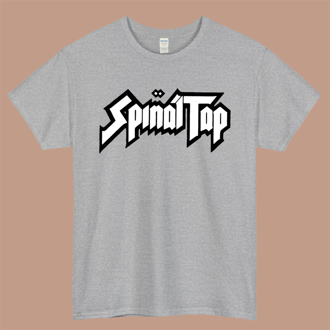 Spinal Tap Band Logo Mens Unisex Short Sleeve Gray T-Shirt Size S-3XL