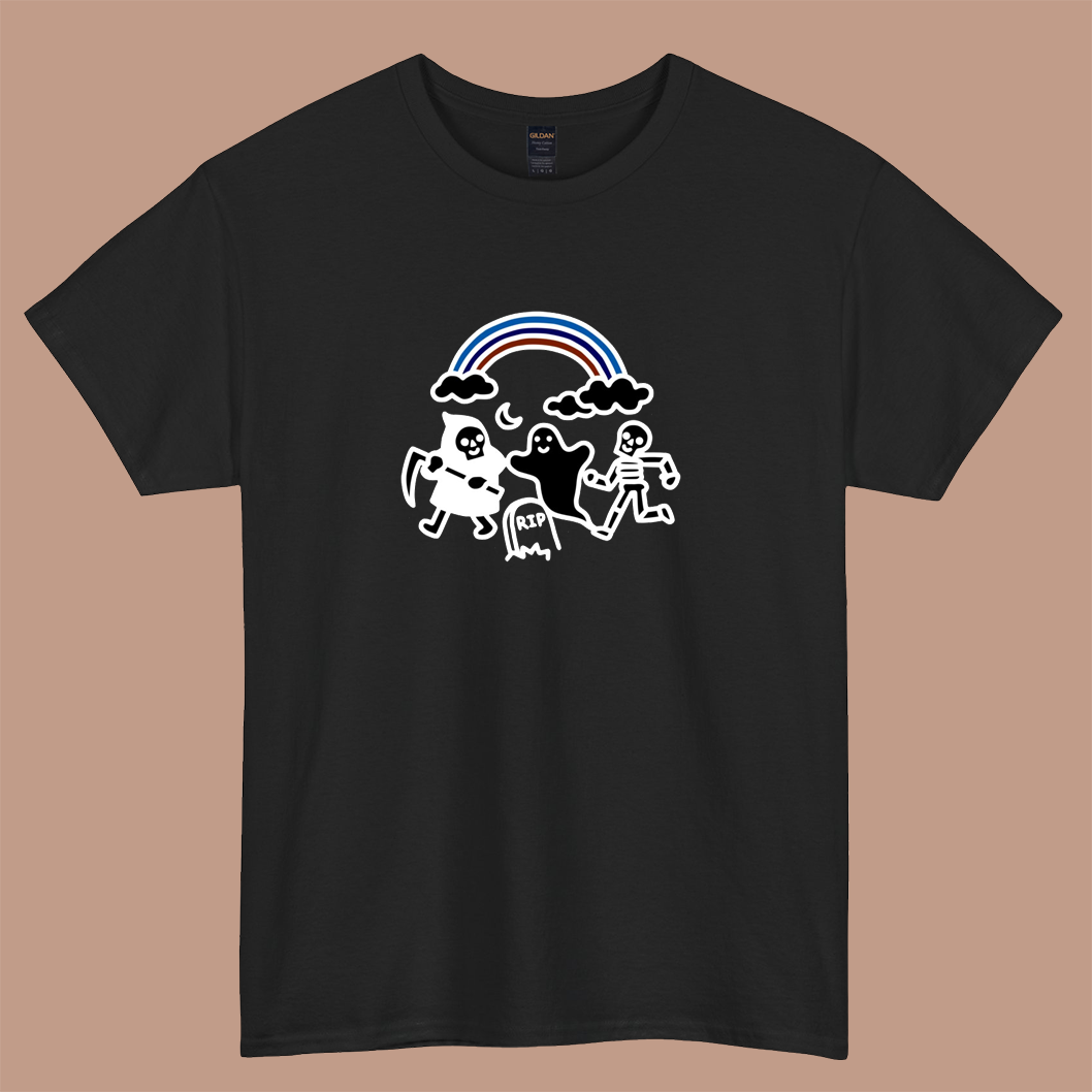 Spooky Pals logo short SLEEVE T SHIRT -P