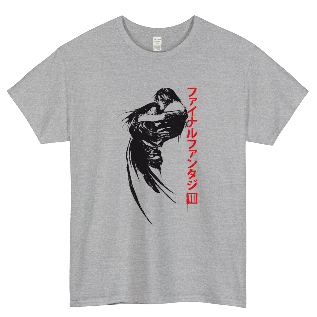 Squall & Rinoa Logo Mens Unisex Short Sleeve T-Shirt Size S-3XL - P