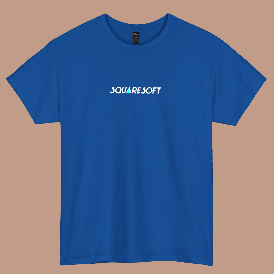 Squaresoft Logo short sleeve t shirt size S-3XL -P