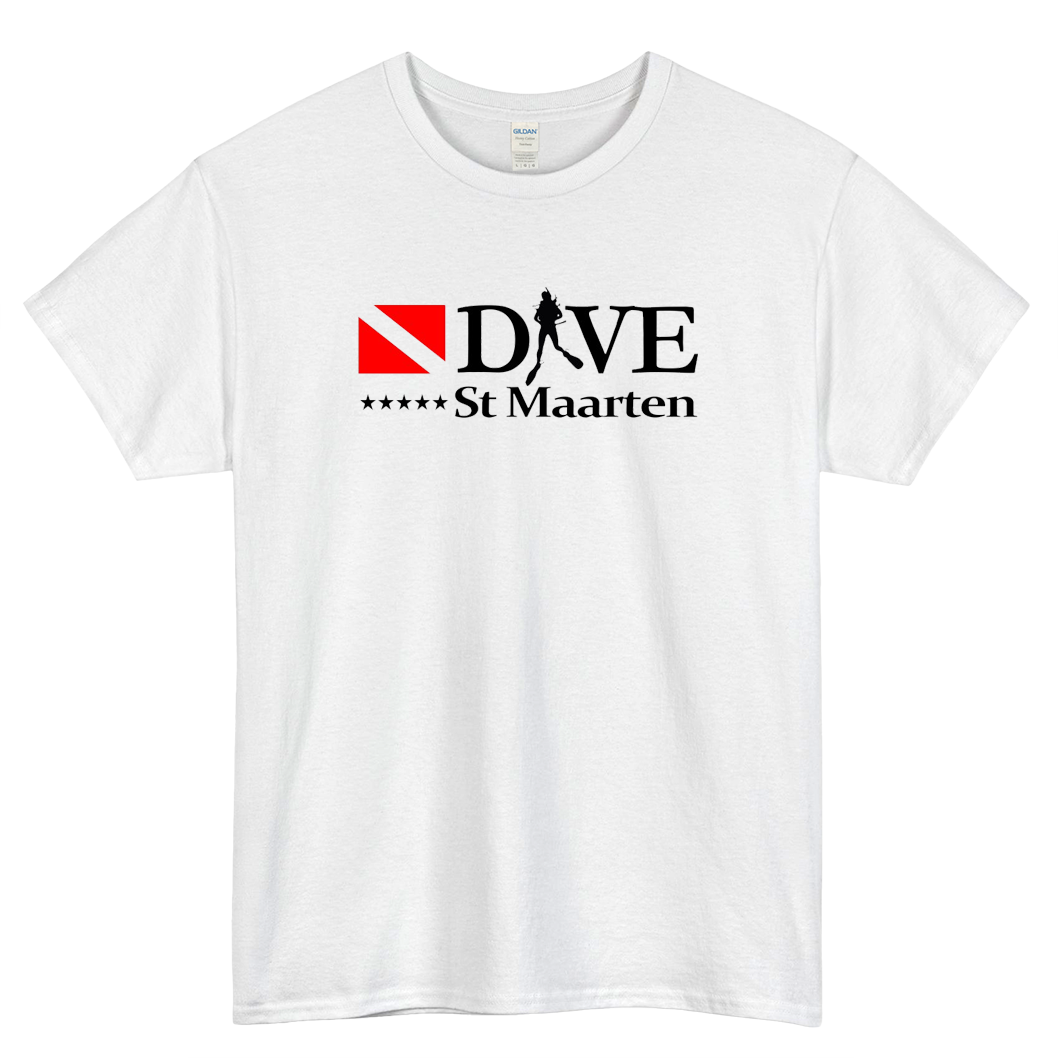 St Maarten (DV4) Logo Mens Unisex Short Sleeve T-Shirt Size S-3XL - P