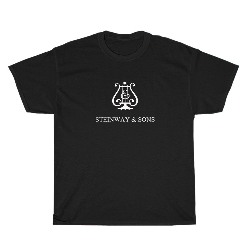 Steinway Sons Logo Men's Unisex T Shirt Size S to 3XL