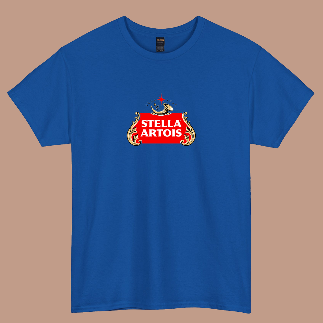 Stella Artois Logo short sleeve t shirt size S-3XL -P