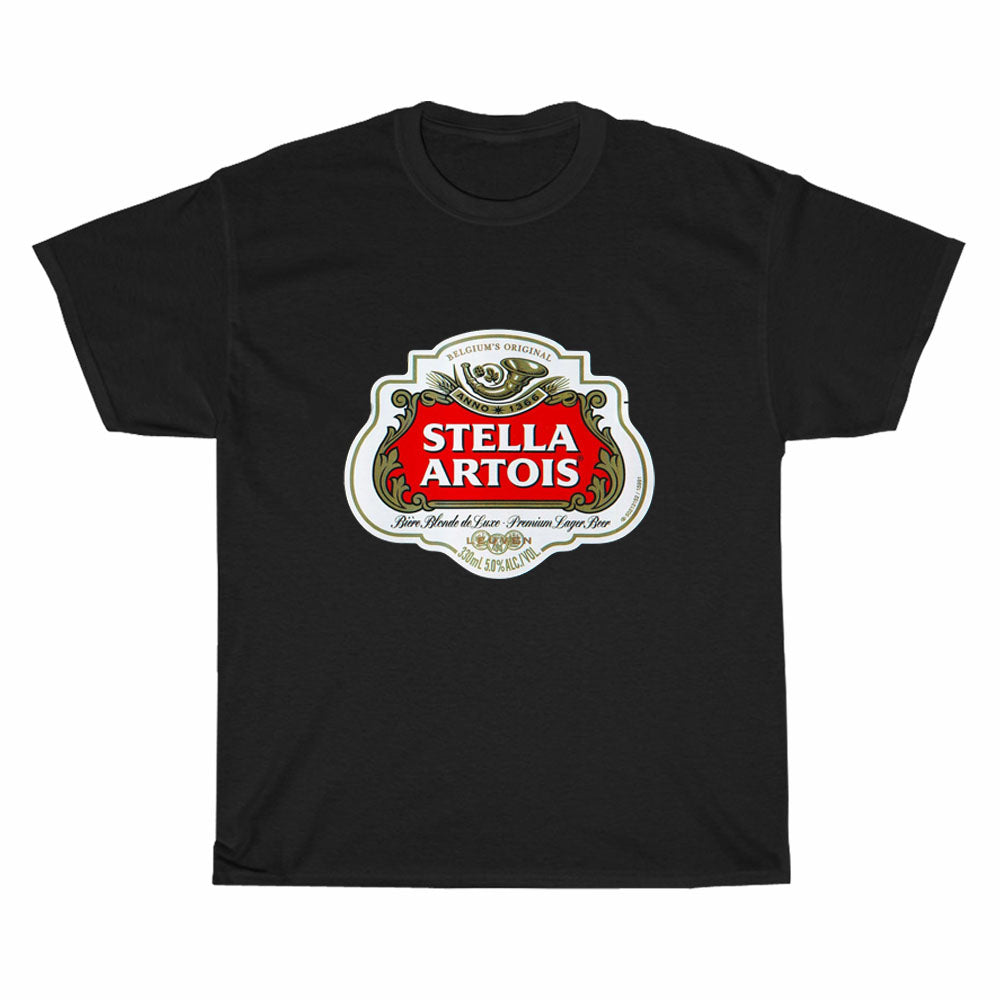 Stella Artois Logo  Men's Unisex T Shirt Size S to 3XL