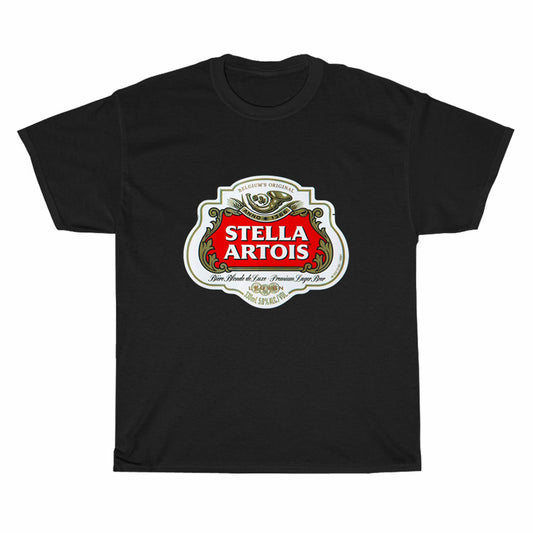 Stella Artois Logo  Men's Unisex T Shirt Size S to 3XL