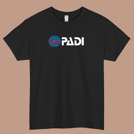 Stiker Scuba Dive PADI Logo Mens Unisex Short Sleeve T-Shirt Size S-3XL