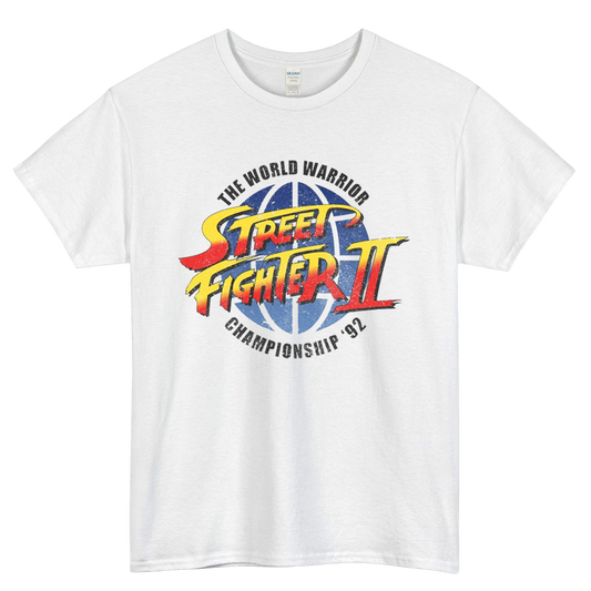 Street Fighter Champion Logo Mens Unisex Short Sleeve T-Shirt Size S-3XL - P
