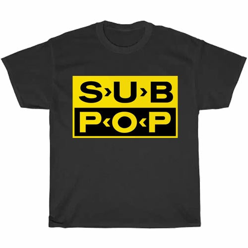 Sub Pop Records Logo Men's Unisex T Shirt Size S to 3XL